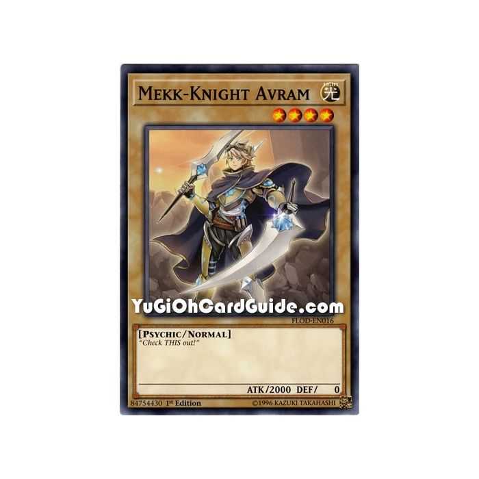Mekk-Knight Avram (Common) – Flames of Destruction | Carta YUGIOH en México
