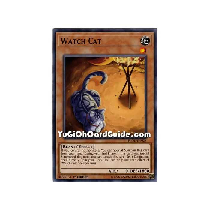 Watch Cat (Common) – Flames of Destruction | Carta YUGIOH en México