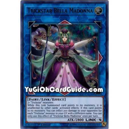 Trickstar Bella Madonna (Ultra Rare) – Flames of Destruction | Carta YUGIOH en México