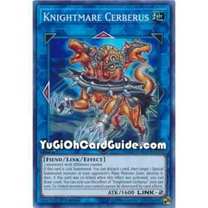 Knightmare Cerberus (Super Rare) – Flames of Destruction | Carta YUGIOH en México