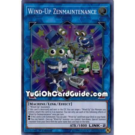 Wind-Up Zenmaintenance (Super Rare) – Flames of Destruction | Carta YUGIOH en México