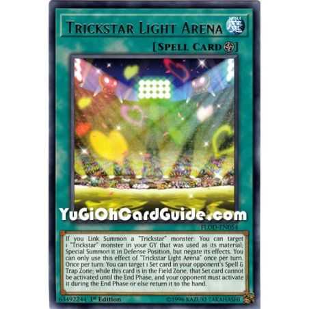 Trickstar Light Arena (Rare) – Flames of Destruction | Carta YUGIOH en México