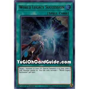 World Legacy Succession (Ultra Rare) – Flames of Destruction | Carta YUGIOH en México