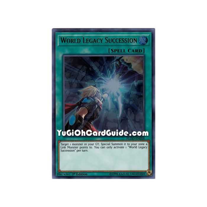 World Legacy Succession (Ultra Rare) – Flames of Destruction | Carta YUGIOH en México