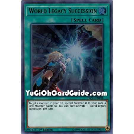 World Legacy Succession (Ultra Rare) – Flames of Destruction | Carta YUGIOH en México