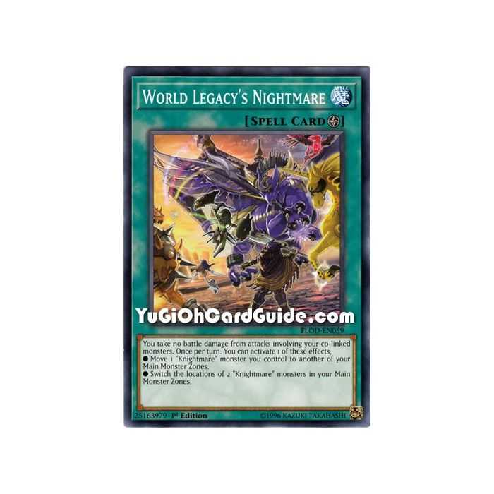 World Legacy's Nightmare (Common) – Flames of Destruction | Carta YUGIOH en México