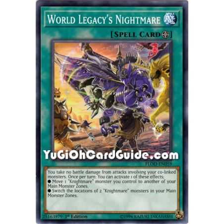 World Legacy's Nightmare (Common) – Flames of Destruction | Carta YUGIOH en México