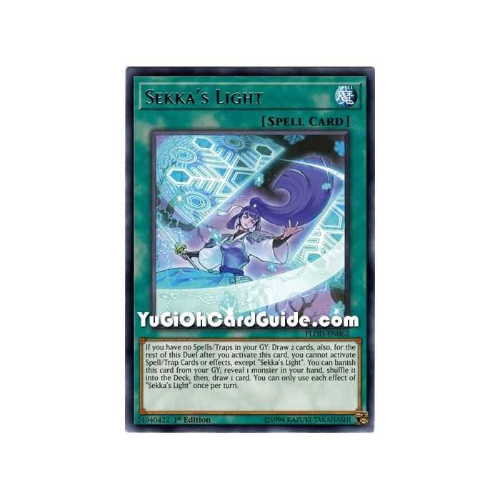 Sekka's Light (Rare) – Flames of Destruction | Carta YUGIOH en México