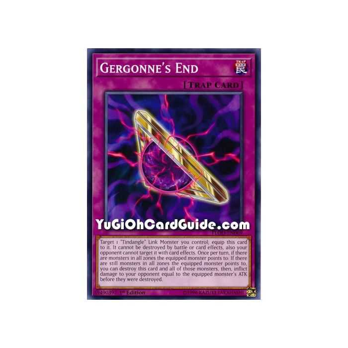Gergonne's End (Common) – Flames of Destruction | Carta YUGIOH en México
