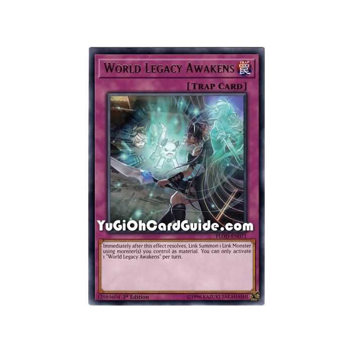 World Legacy Awakens (Rare) – Flames of Destruction | Carta YUGIOH en México