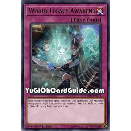World Legacy Awakens (Rare) – Flames of Destruction | Carta YUGIOH en México