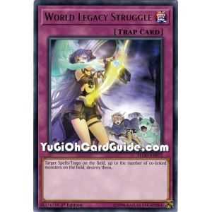 World Legacy Struggle (Rare) – Flames of Destruction | Carta YUGIOH en México