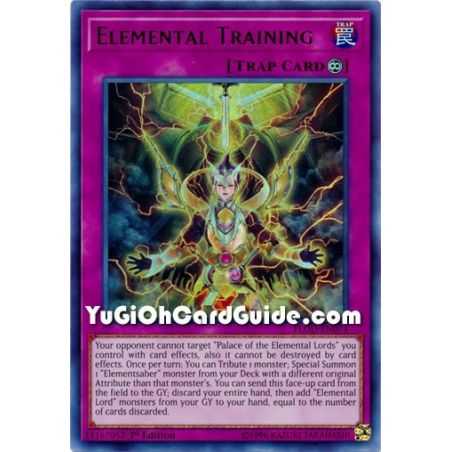 Elemental Training (Ultra Rare) – Flames of Destruction | Carta YUGIOH en México