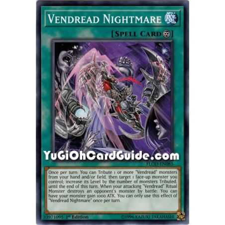 Vendread Nightmare (Common) – Flames of Destruction | Carta YUGIOH en México