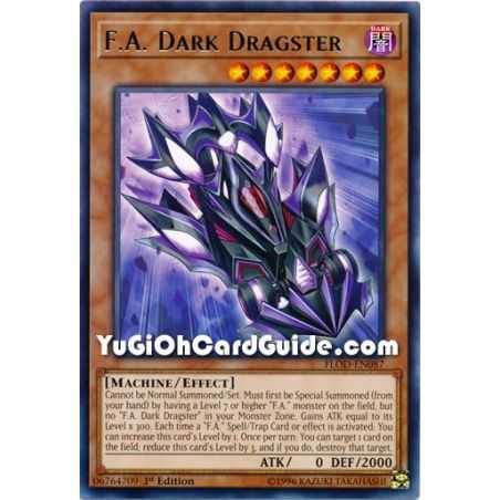 F.A. Dark Dragster (Rare) – Flames of Destruction | Carta YUGIOH en México