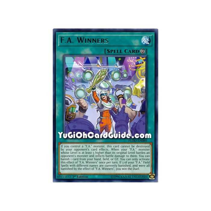 F.A. Winners (Rare) – Flames of Destruction | Carta YUGIOH en México