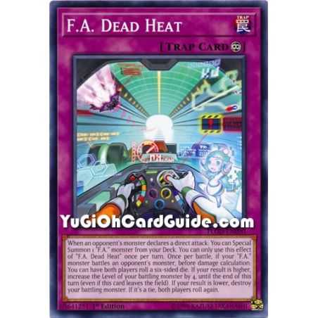 F.A. Dead Heat (Common) – Flames of Destruction | Carta YUGIOH en México