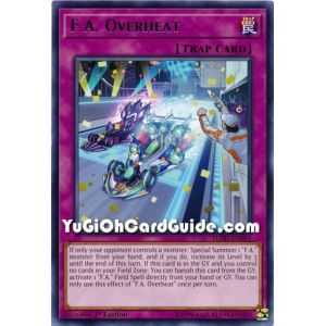 F.A. Overheat (Rare) – Flames of Destruction | Carta YUGIOH en México