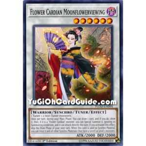 Flower Cardian Moonflowerviewing (Common) – Flames of Destruction | Carta YUGIOH en México