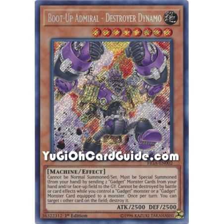 Boot-Up Admiral - Destroyer Dynamo (Secret Rare) – Fists of the Gadgets | Carta YUGIOH en México