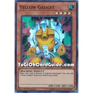 Yellow Gadget (Super Rare) – Fists of the Gadgets | Carta YUGIOH en México