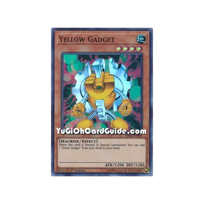 Yellow Gadget (Super Rare) – Fists of the Gadgets | Carta YUGIOH en México