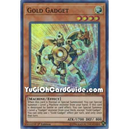 Gold Gadget (Super Rare) – Fists of the Gadgets | Carta YUGIOH en México