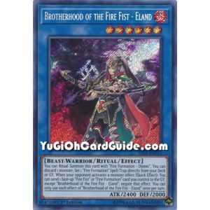 Brotherhood of the Fire Fist - Eland (Secret Rare) – Fists of the Gadgets | Carta YUGIOH en México
