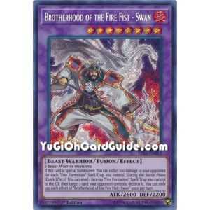 Brotherhood of the Fire Fist - Swan (Secret Rare) – Fists of the Gadgets | Carta YUGIOH en México