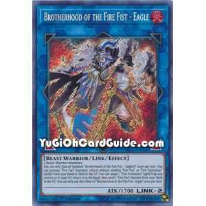 Brotherhood of the Fire Fist - Eagle (Secret Rare) – Fists of the Gadgets | Carta YUGIOH en México