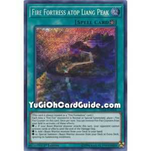 Fire Fortress atop Liang Peak (Secret Rare) – Fists of the Gadgets | Carta YUGIOH en México