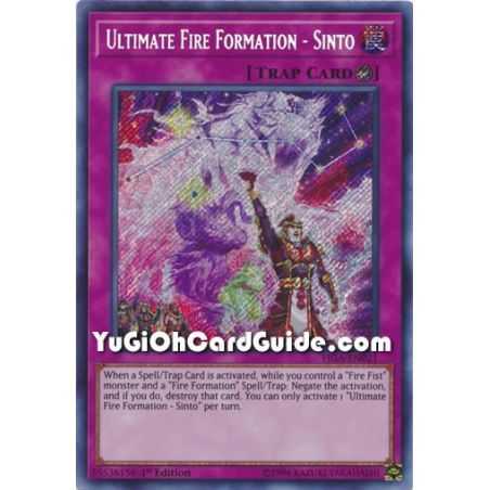 Ultimate Fire Formation - Sinto (Secret Rare) – Fists of the Gadgets | Carta YUGIOH en México