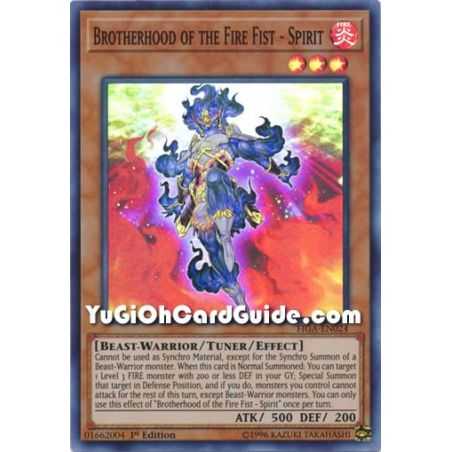 Brotherhood of the Fire Fist - Spirit (Super Rare) – Fists of the Gadgets | Carta YUGIOH en México