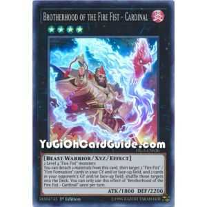 Brotherhood of the Fire Fist - Cardinal (Super Rare) – Fists of the Gadgets | Carta YUGIOH en México