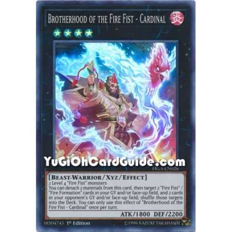 Brotherhood of the Fire Fist - Cardinal (Super Rare) – Fists of the Gadgets | Carta YUGIOH en México