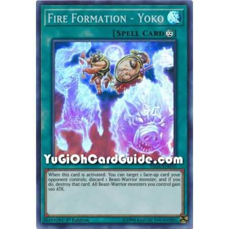 Fire Formation - Yoko (Super Rare) – Fists of the Gadgets | Carta YUGIOH en México