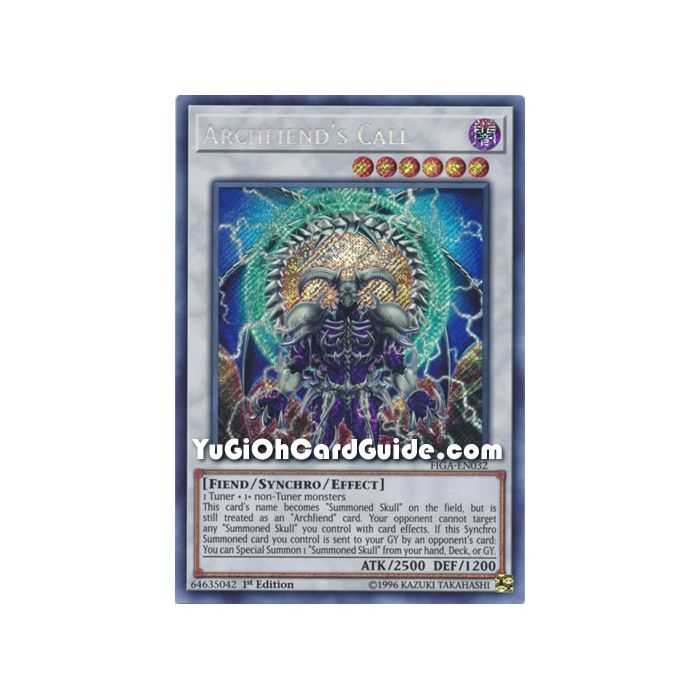 Archfiend's Call (Secret Rare) – Fists of the Gadgets | Carta YUGIOH en México