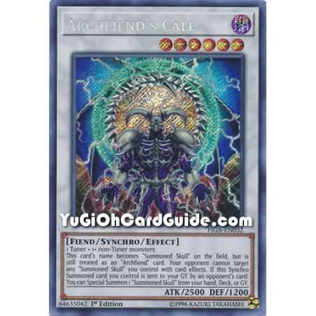 Archfiend's Call (Secret Rare) – Fists of the Gadgets | Carta YUGIOH en México