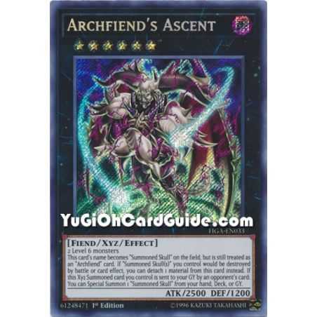 Archfiend's Ascent (Secret Rare) – Fists of the Gadgets | Carta YUGIOH en México