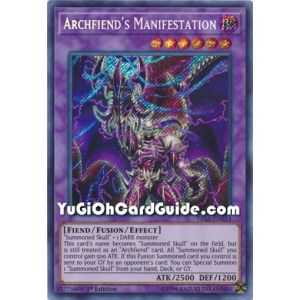 Archfiend's Manifestation (Secret Rare) – Fists of the Gadgets | Carta YUGIOH en México