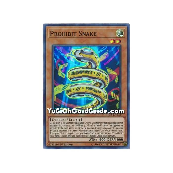 Prohibit Snake (Super Rare) – Fists of the Gadgets | Carta YUGIOH en México