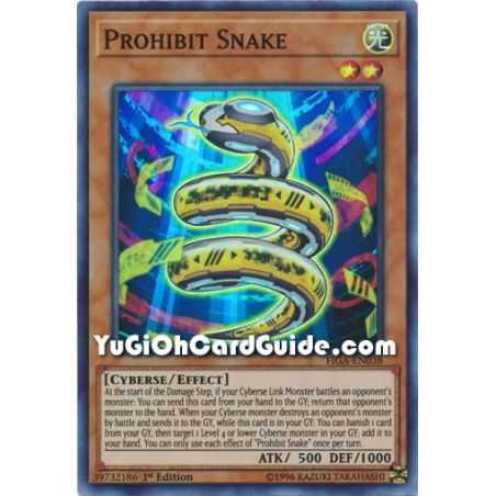 Prohibit Snake (Super Rare) – Fists of the Gadgets | Carta YUGIOH en México