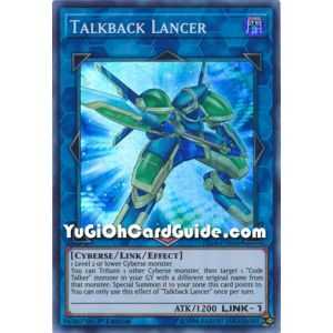 Talkback Lancer (Super Rare) – Fists of the Gadgets | Carta YUGIOH en México