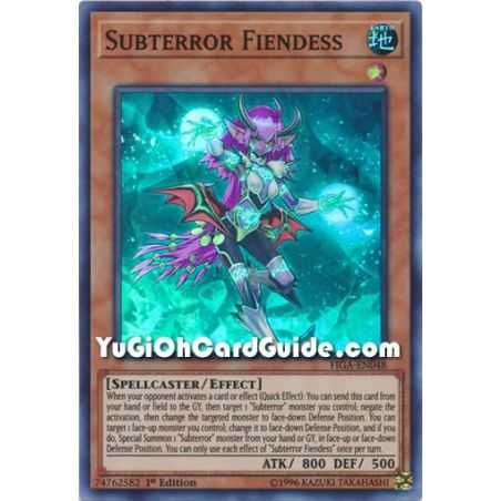 Subterror Fiendess (Super Rare) – Fists of the Gadgets | Carta YUGIOH en México