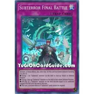 Subterror Final Battle (Super Rare) – Fists of the Gadgets | Carta YUGIOH en México