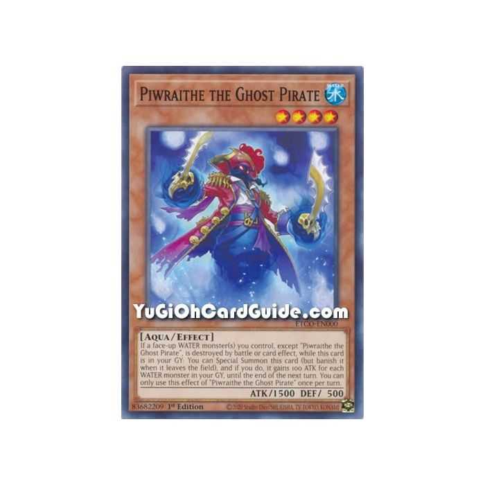 Piwraithe the Ghost Pirate (Common) – Eternity Code | Carta YUGIOH en México