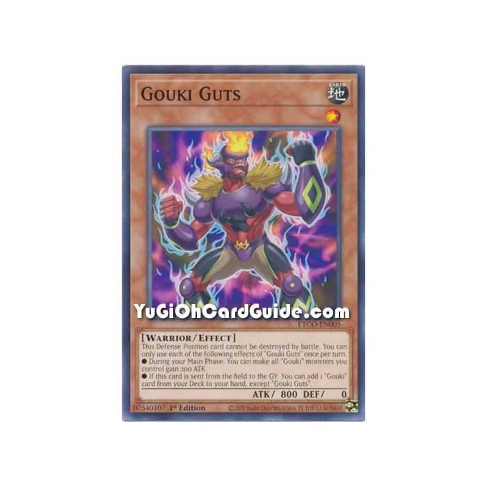 Gouki Guts (Common) – Eternity Code | Carta YUGIOH en México
