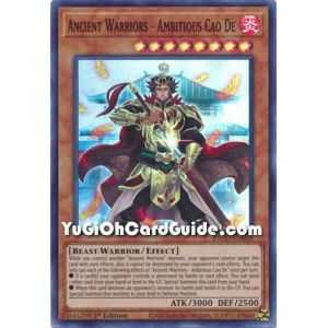 Ancient Warriors - Ambitious Cao De (Super Rare) – Eternity Code | Carta YUGIOH en México
