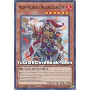 Ancient Warriors - Fearsome Zhang Yuan (Common) – Eternity Code | Carta YUGIOH en México