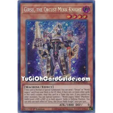 Girsu, the Orcust Mekk-Knight (Secret Rare) – Eternity Code | Carta YUGIOH en México